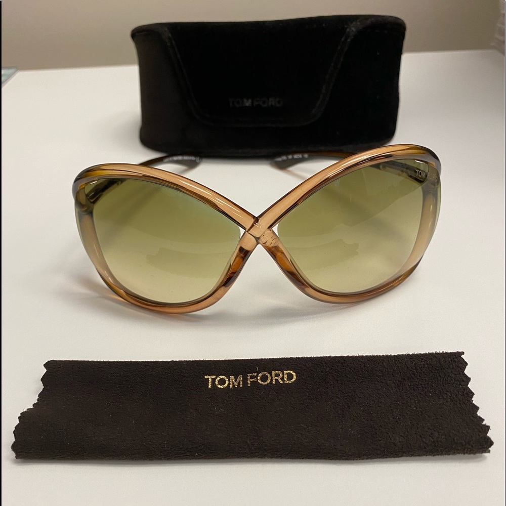 Whitney oversized sunglasses in brown